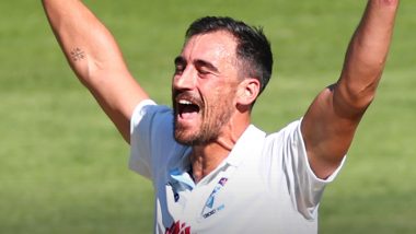 Australia Pacer Mitchell Starc Warms Up for Test Summer With Six-Wicket Haul on Sheffield Shield 2024–25 Return