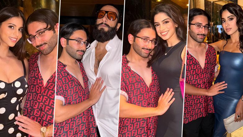 Radhika Merchant Birthday Bash: Ranveer Singh, Janhvi Kapoor, Ananya Panday, Suhana Khan and More B-Town Celebs Attend the Grand Party (View Pics)