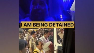 India News |  Delhi Police Detain Climate Activist Sonam Wangchuk, Supporters at Singhu Border