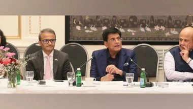 World News | Piyush Goyal Meets Entrepreneurs in New York, Highlights PM Modi's Reforms as Key to India's Growth