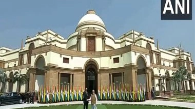World News | PM Modi Meets Jamaican Counterpart Andrew Holness at Hyderabad House in Delhi