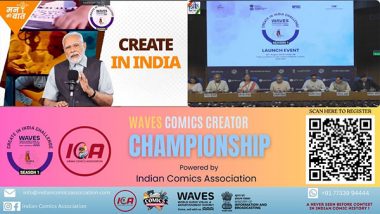 Business News | India's Comics Industry Gains Momentum: Comics Creator Championship Under 'Create in India Challenges' to Revolutionize the Industry