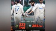 Sports News | Kanpur Test: India Just 95 Runs Awy from Win After Bowlers Restrict Bangladesh to 146 on Day 5