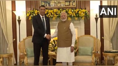 World News | PM Modi Holds Bilateral Meeting with Jamaican Counterpart Holness