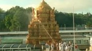 India News | Tirumala Temple Performs Traditional Cleaning Ritual in View of Annual Brahmotsavams