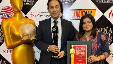 Business News | Travel2Agent.com Receives India Travel Award for Customer Service Excellence in Outbound Tourism, Second Time in a Row