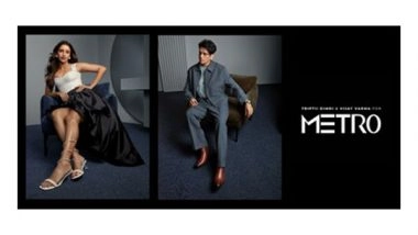 Business News | METRO Shoes Releases Star-studded, High on Fashion, Campaign Featuring Triptii Dimri and Vijay Varma