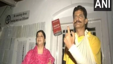 India News | Injured in Kathua Encounter, DSP Sukhbir Singh Casts Vote in Udhampur