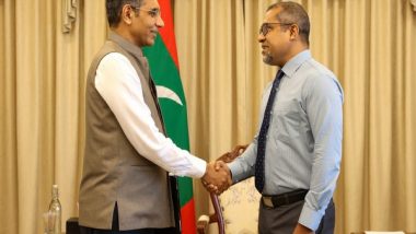 World News | Maldivian Minister of Foreign Affairs Meets Indian Envoy, Reflect on Ties Between Both Nations