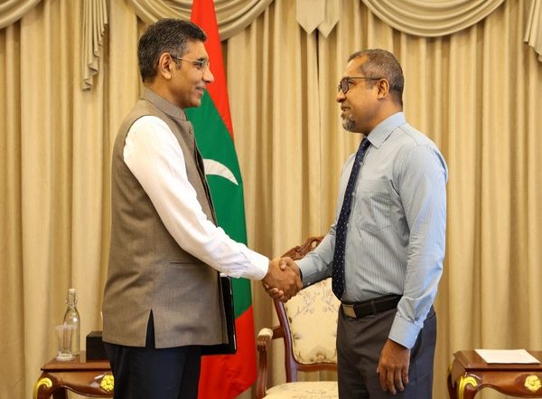 World News | Maldivian Minister of Foreign Affairs Meets Indian Envoy, Reflect on Ties Between Both Nations