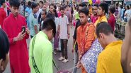 India News | Assam: Thousands of People Fill Streets of Jorhat to Celebrate Mahalaya, Marking Beginning of Durga Puja