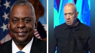 World News | As West Asia Crisis Escaltes, US Defence Secy Austin Dials Israeli Counterpart Gallant on Second Day of Talks
