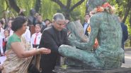 World News | Indian Envoy, His Wife Pay Tribute to Mahatma Gandhi at Jintai Museum in China