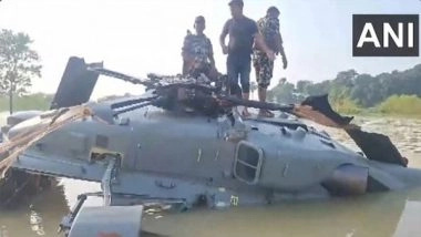 India News | Bihar: IAF Chopper Makes Emergency Landing During Flood Relief Operations, One Officer Injured