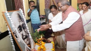 India News | Assam Governor Pays Tributes to Mahatma Gandhi His Birth Anniversary