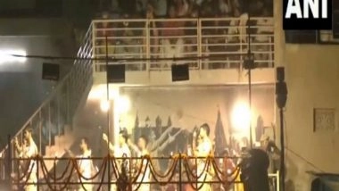 World News | UP: Jamaican PM Andrew Holness Witnesses Ganga Aarti in Varanasi