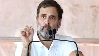 India News | Adani is Destroying Haryana's Future: Rahul Takes Swipe at BJP During Mahendragarh Rally