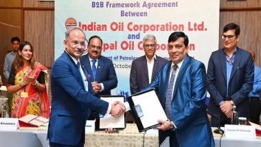 Business News | Indian Oil and Nepal Oil Corporation to Work on Major Petroleum Infrastructure Development in Nepal