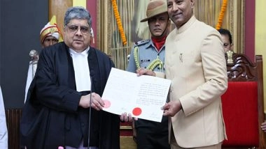 India News | Justice Indra Prasanna Mukerji Sworn in as Chief Justice of Meghalaya High Court