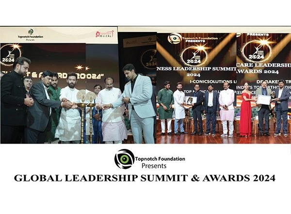Business News | Topnotch Foundation Acknowledged, Felicitated the Winners of the Global Leadership Summit, Awards 2024