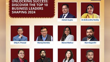 Business News | Unlocking Success: Discover The Top 10 Business Leader Shaping 2024