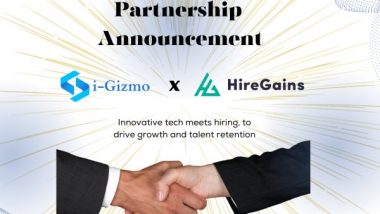 Business News | HireGains Partners with I-Gizmo Global Technologies to Revolutionize Early Career Hiring Across India