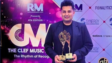 Business News | Soulful Singer Sumeet Tappoo Wins Two Prestigious CLEF Awards