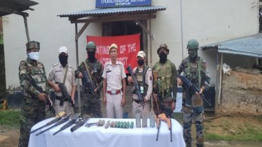 India News | Manipur: Security Forces Conduct Search Operations in Vulnerable Areas, Seize Arms and Ammunition