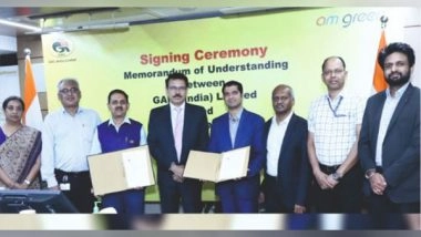 Business News | GAIL and AM Green Partner to Set Up Renewable Energy Up to 2.5 GW and Green Chemical Projects