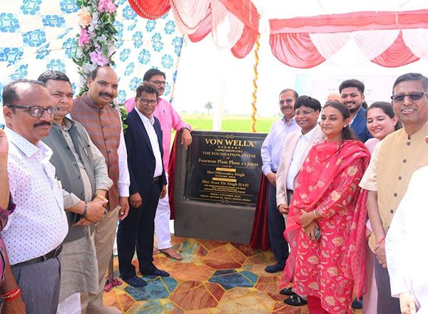Business News | Von Wellx Germany Laid the Foundation Stone at Yeida,Jewar for Its Patented Comfort and Diabetic Footwear Plant, Part of 300 Crore Investment