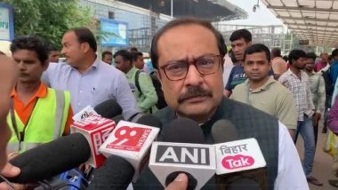 India News | Bihar: BJP's Vivek Thakur Rebuts Misa and Tejashwi's Allegations of Rising Crime & Flood Situation