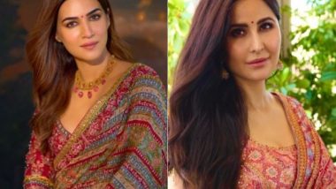 Entertainment News | Kriti Sanon, Katrina Flaunt Their Love for Sarees