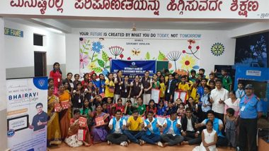 Business News | IYDF and Bhairavi Vidyalaya Pvt Ltd Inspire Hope and Dreams for Underprivileged Children in Hubli