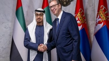 World News | UAE and Serbian Presidents Discuss Strengthening Strategic Partnership in Belgrade