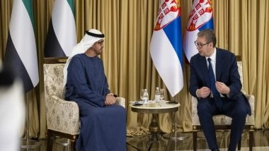 World News | Presidents of UAE and Serbia Witness Exchange of Comprehensive Economic Partnership Agreement