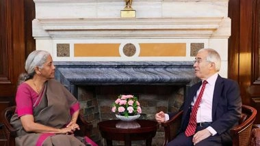 Business News | FM Sitharaman Meets G20 Expert Group Member Prof Stern on Strengthening Multilateral Development Banks