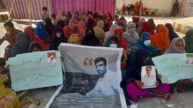 World News | Pak: Protest in Awaran Demands Safe Return of Diljan Baloch Amid Intimidation by Security Forces