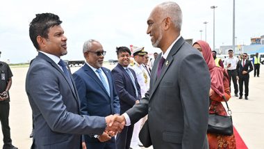 World News | Maldives President Muizzu Departs on Inaugural Bilateral Visit to India