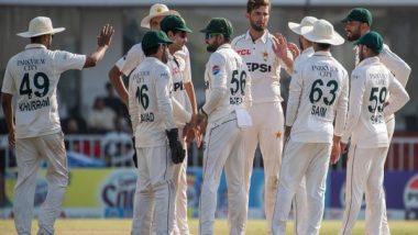 Sports News | Shaheen Afridi, Naseem Shah, Aamir Jamal Form Pace Trio as Pakistan Announces XI for First Test Against England