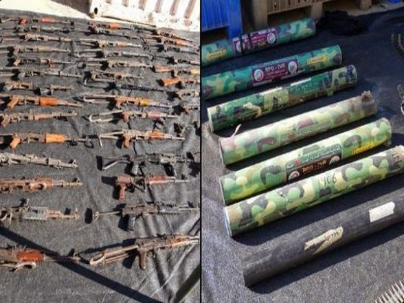 IDF Marks First Anniversary With Exhibition of Seized Hamas Munitions