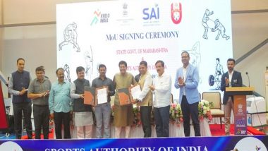 Sports News | Maharashtra Government, SAI Sign MoU to Build Sports Complex in North Mumbai