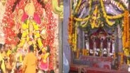 India News | Devotees Celebrate Fifth Day of Navratri with Aarti and Prayers