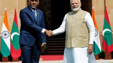 World News | PM Modi Holds Bilateral Talks with Maldives President, Discussions Focus on Strengthening Ties