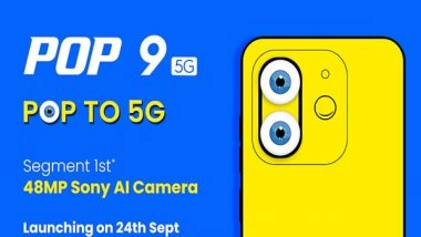 Business News | The Super Stylish TECNO POP 9 with a 48MP Sony AI Camera--now Up for Grab