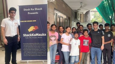 Business News | Empowering the NextGen of Investors: Agastya Bassi's Mission with StockKaShauk