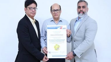 Business News | Shalby Sanar Achieves AACI Accreditation, Reinforcing Commitment to Quality Healthcare