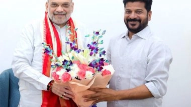 India News | Delhi: Home Minister Amit Shah Meets Chief Ministers and Leaders of Naxal-hit States