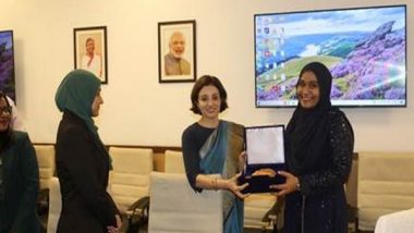 World News | Maldives First Lady Visits FSSAI Headquarters, Praises Initiatives on Food Safety