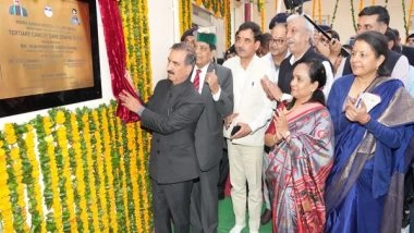 India News | Himachal CM Inaugurates New Tertiary Cancer Hospital Building at IGMC, Shimla