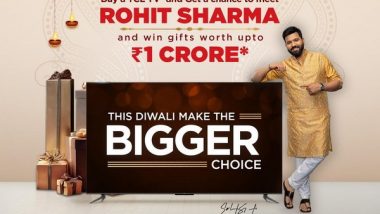 Business News | TCL Offers an Exciting Chance to Meet Rohit Sharma and Win Gifts Worth Up to Rs. 1 Cr. as Part of Festive Campaign